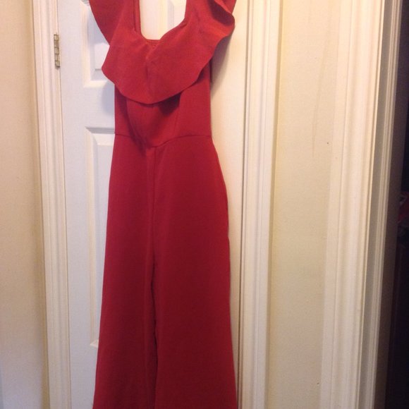 H&M Bold Red Women's Pantsuit - Picture 2 of 5